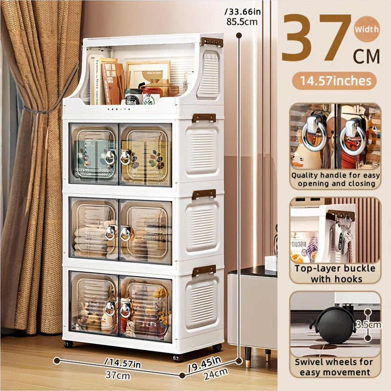 COIZYZZL Foldable Transparent Wardrobe & Storage Bin