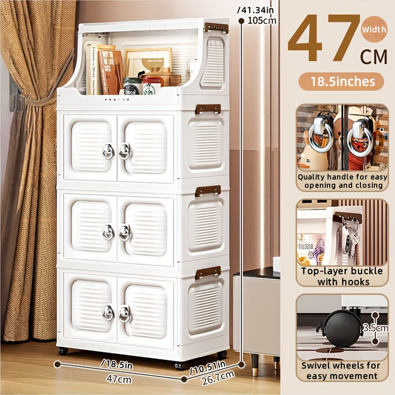 COIZYZZL Foldable Transparent Wardrobe & Storage Bin