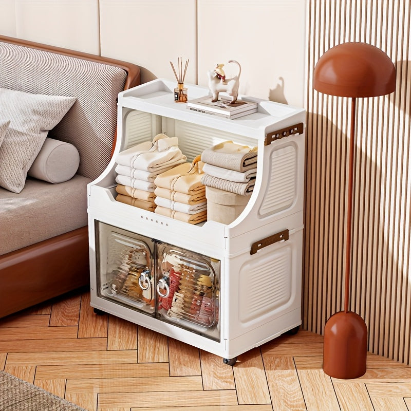 COIZYZZL Foldable Transparent Wardrobe & Storage Bin