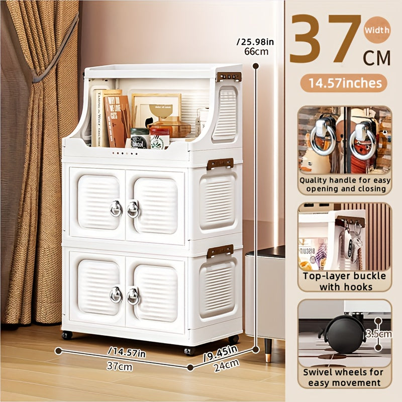 COIZYZZL Foldable Transparent Wardrobe & Storage Bin