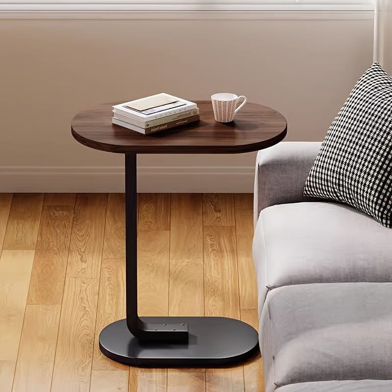 Versatile Walnut Bedside Table - Modern & Classic Design for Living Room or Bedroom, Ideal for Storage