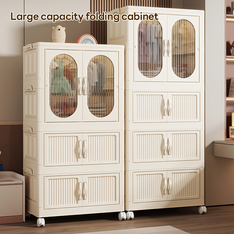 Assembly Cabinet Foldable Magnetic Cabinet | 62cm Front, 36cm Side