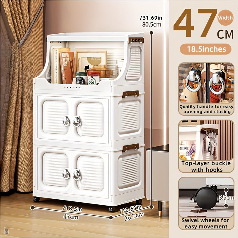 COIZYZZL Foldable Transparent Wardrobe & Storage Bin