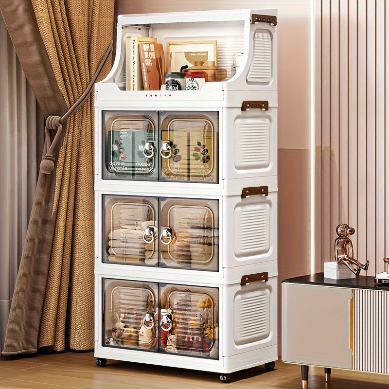 COIZYZZL Foldable Transparent Wardrobe & Storage Bin