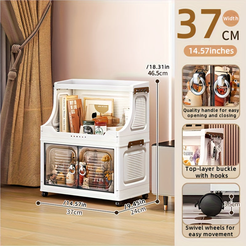 COIZYZZL Foldable Transparent Wardrobe & Storage Bin