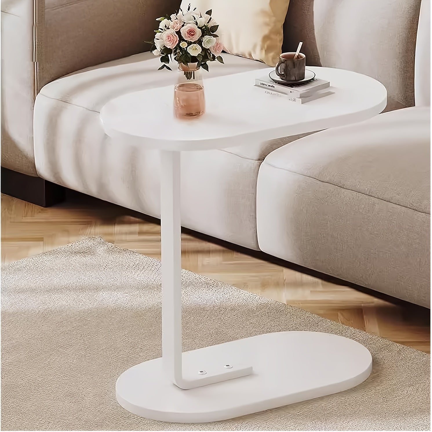 Enhanced Sofa And Side Coffee Table, Offered in Four Colors, Featuring a Waterproof And Sleek Surface