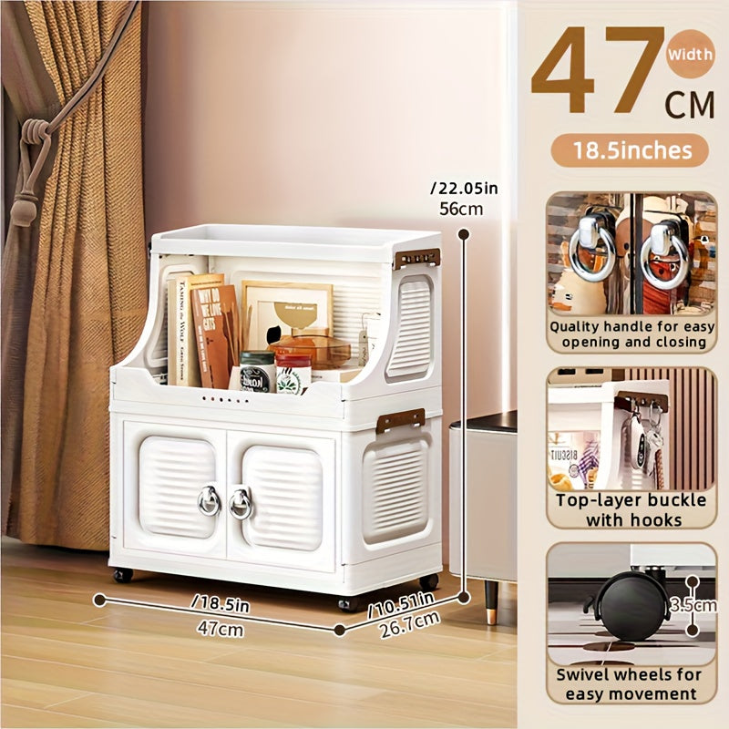 COIZYZZL Foldable Transparent Wardrobe & Storage Bin