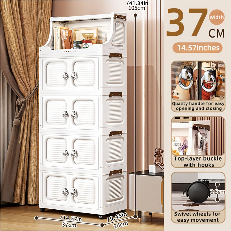 COIZYZZL Foldable Transparent Wardrobe & Storage Bin