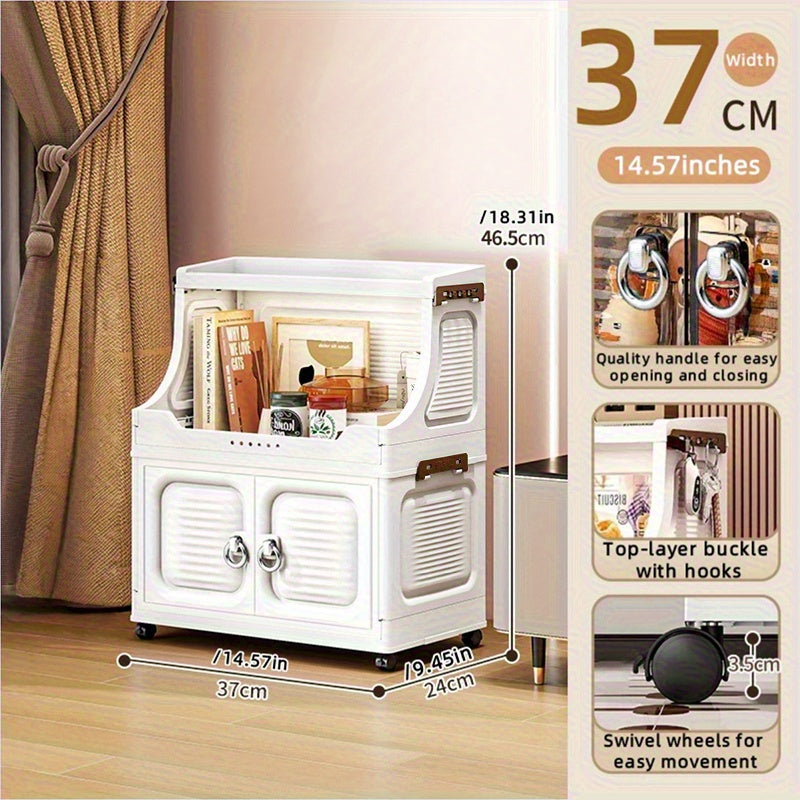 COIZYZZL Foldable Transparent Wardrobe & Storage Bin