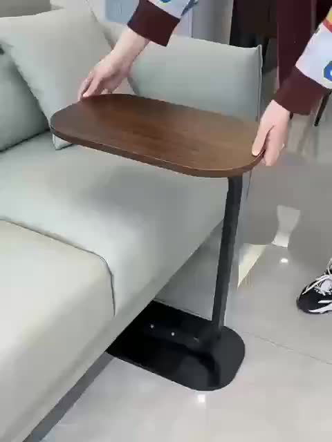 Versatile Walnut Bedside Table - Modern & Classic Design for Living Room or Bedroom, Ideal for Storage